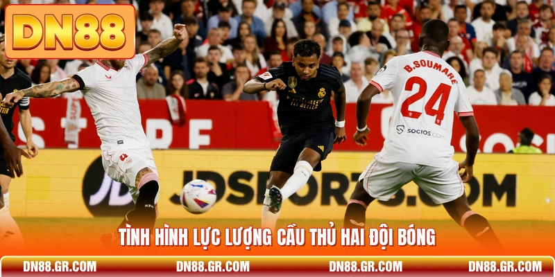 Tình hình lực lượng cầu thủ hai đội bóng
